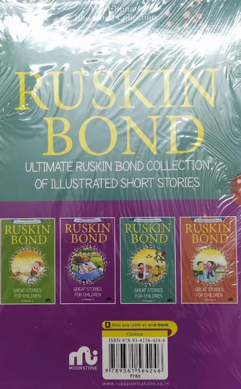 ULTIMATE RUSKIN BOND COLLECTION OF ILLUSTRATED SHORT STORIES (Great Stories for Children 4 VOLUMES)
